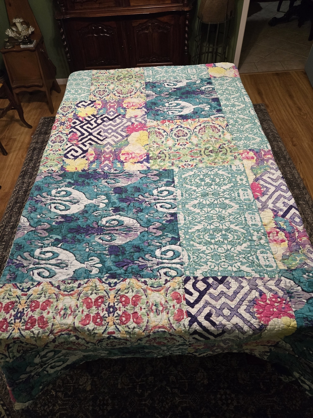 Poetic Wanderlust Florabella Quilt By Tracy Porter Queen Size 96x88